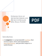 Lecture 1 - Introduction-To-Microprocessor - Microcontroller PDF