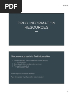 Drug Information Resources