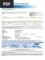 Your Electronic Ticket Receipt