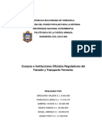 Cuerpos e Instituciones Oficiales Reguladoras Del Transito y Transporte Terrestre Vzla