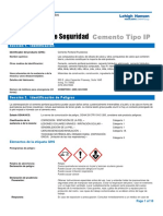 SP Type Ip Cemento Portland Puzolanico