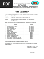 Surat Rekomendasi PERGURUAN