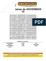 Sopa de Letras de Adverbios 10