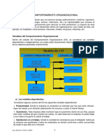 Variables Del Comportamiento Organizacional