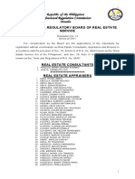 Resolution No. 15, Series 2011, Professional Regulation Commission