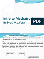 Intro To Mechatronics