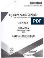 Soal UN SMA IPS 2014-2015 Bahasa Indonesia PDF