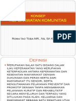 Konsep Dasar Komunitas