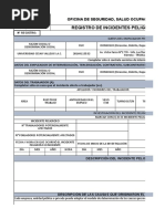 Ro-03 Registro de Incidentes Peligrosos e Incidentes