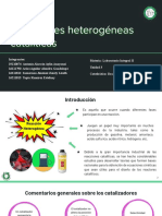 Reacciones Heterogéneas Catalíticas