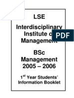 BSC Green Info Booklet 2005-2006