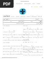 ACCORDI Perfect Ed Sheeran