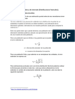 Estimaciones Puntuales y de Intervalo