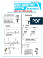 Cuatro Operaciones para Tercero de Secundaria PDF