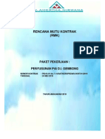 Rencana Mutu Kontrak PDF