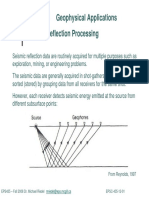 Seismic Reflection Processing