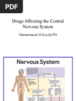 Drugs Affecting The Central Nervous System - DR - Darmawan, M.Kes, SP - PD PDF