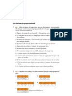 Matematicas Matematicas Resueltos (Soluciones) Proporcionalidad y Porcentaje 1º ESO