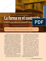 La Forma Es El Contenido