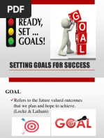 Setting Goals For Success - 2