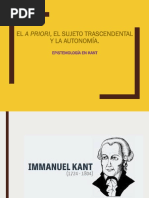 Epistemología en Kant