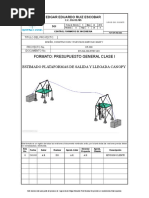 COT-390 Rev. 0 DISEÑO - CONSTRUCCION Y PUESTA EN MARCHA CANOPY