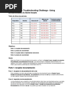 8.2.4.15 Packet Tracer - Troubleshooting Challenge - Using Documentation To Solve Issues PDF