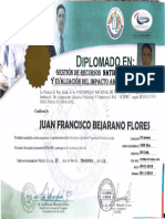 Diplomado Gestion en Recursos Naturales y Evaluación de Riesgos PDF