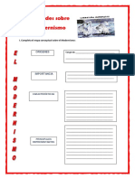 Actividades Sobre El Modernismo PDF