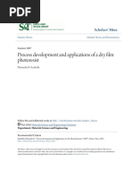 Process Development and Applications of A Dry Film Photoresist PDF