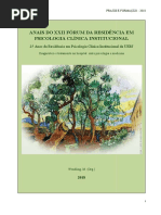 Final. Anais Do XXII Fórum Da Residência em Psicologia PDF