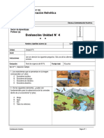 Prueba de Ciencias Naturales, Unidad N°4