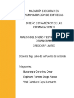 Diseño Organizacional Segunda Entrega