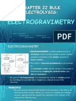 Electrogravimetry