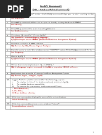 All Worksheets MYSQL - Solutions