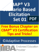 Sample CBAP Elicitation Scenario Based Questions Set 01