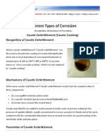 Caustic Embrittlement - Causes and Prevention