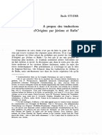 STUDER - A Propos Des Traductions... VetCr PDF