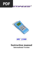 Tipes Manual For MC2100