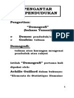 Pengantar Kependudukan