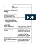 Script in Conduct of Competency Assessment