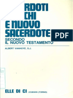 Vanhoye A - Sacerdoti Antichi e Nuovo Sacerdote Secondo Il Nuovo Testamento