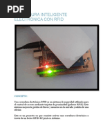 Cerradura Inteligente Electrónica Con Rfid