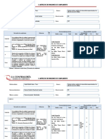 Matriz de Desviaciones de Cumplimiento