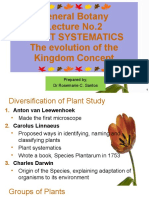 Botany Lec 2-truePLANT SYSTEMATICS