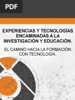 Libro Experiencias y Tecnologías Encaminadas A La Investigación y Educación