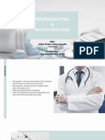 Referat Micrognathia & Macrognathia