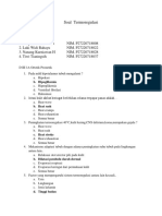 10 Soal Termoregulasi UAS