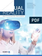 Virtual Reality and Its Potential For Europe