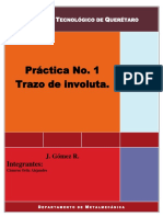 Trazo de Involuta